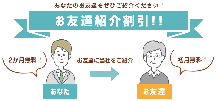 お友達紹介割引